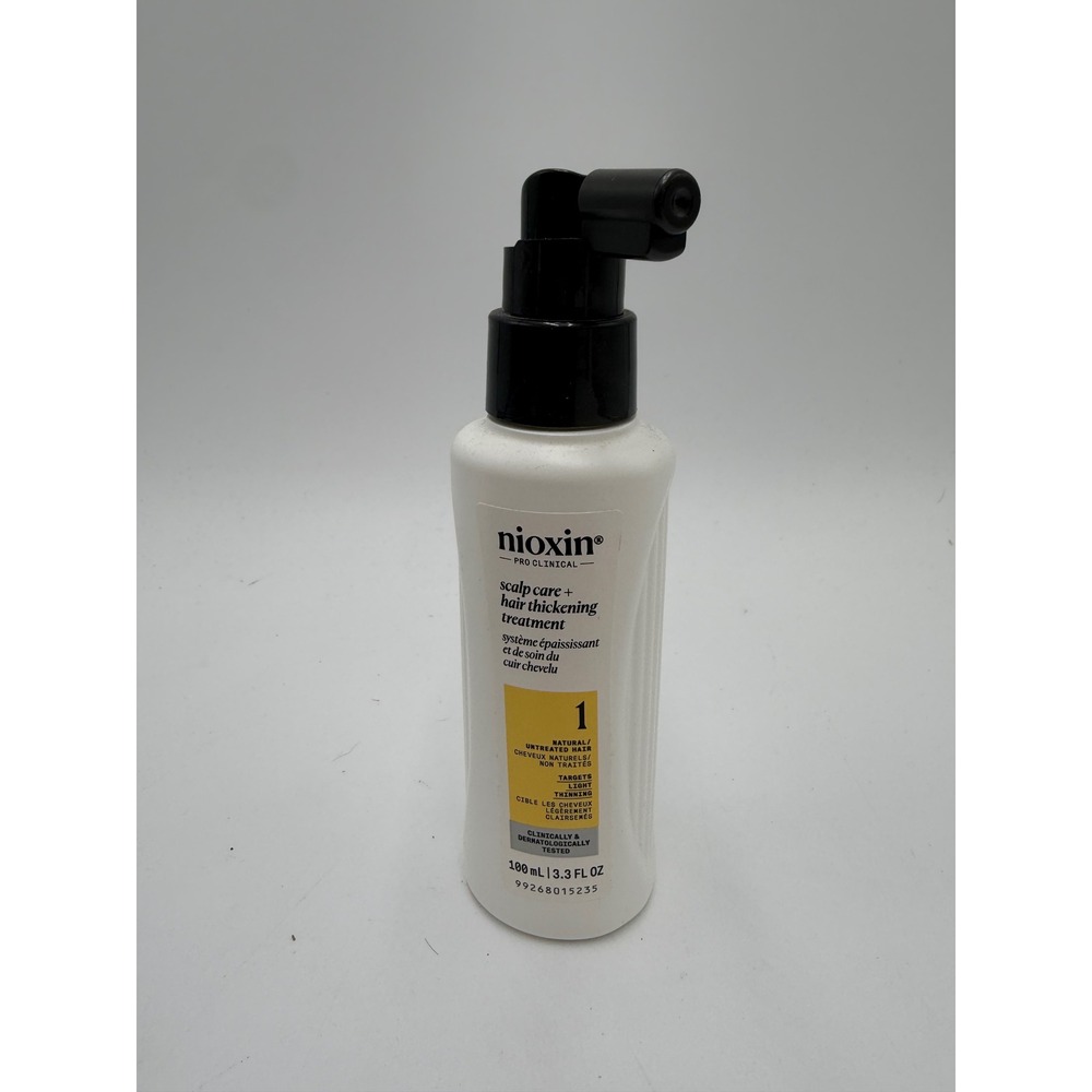 Nioxin System 1 Scalp Care Hair Thickening Treatment 3.3 fl oz 100 ml NEW